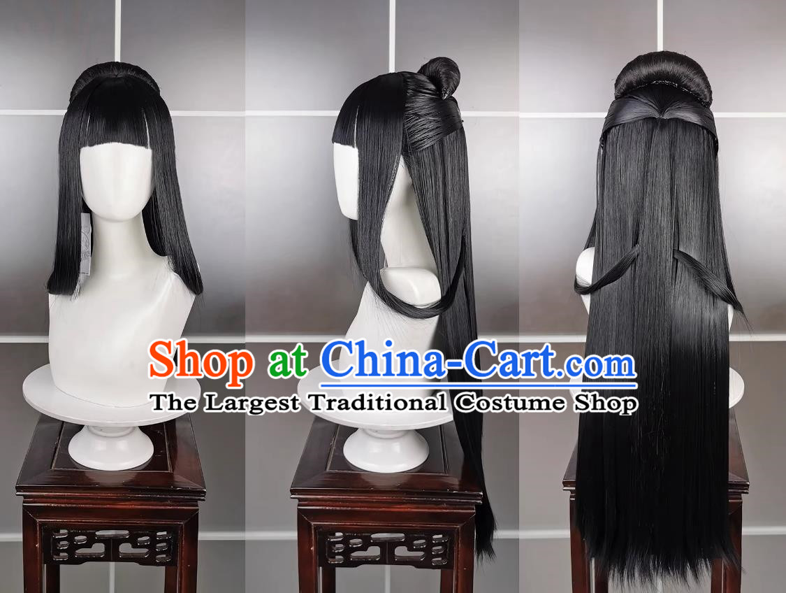 Wanhua Loli Pojun Hualuo Wig Headdress Jianwang 3 Jiansan Cosplay Headpiece