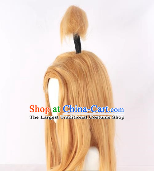 Naruto Deidara Cosplay Wig Original Golden Long Hair Cos