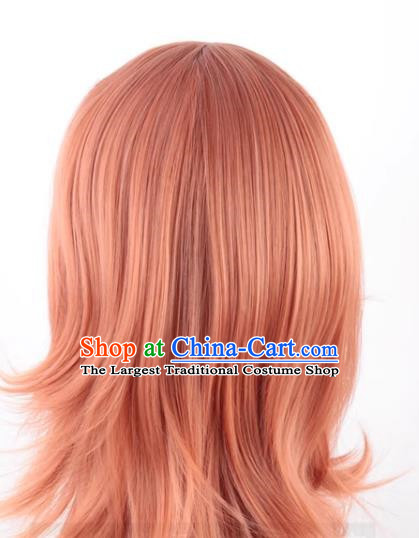 Chainsaw Man Chainsaw Man Angel Demon Dark Orange Inverted 50cm COS Whole Wig