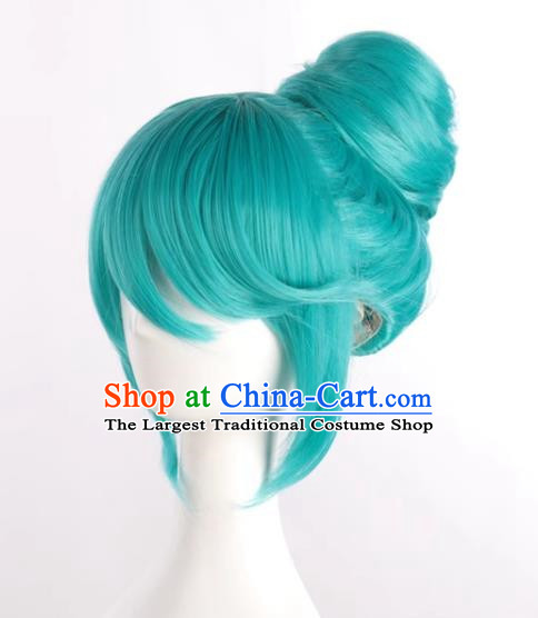 Hatsune Diva Project White Wedding Dress Cinderella Edition One Piece Hair Bag Cos Anime Wig