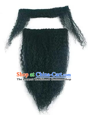 Li Bai Beard Props Li Bai Hat Costume Hanfu Scholar Old Man Fake Beard Grandpa Fake Beard Stage Performance