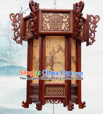 Handmade Wood Lamp China Classical Palace Lantern New Year Lantern