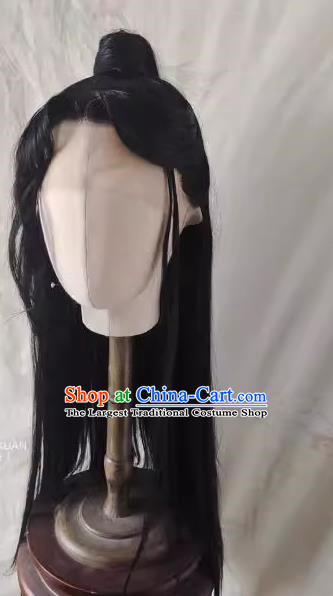 Wig Costume Female Chi Ming Dao Niang Hair Customized Long Hair Half Tied Without Tip Front Hand Hook Lace Headgear Props