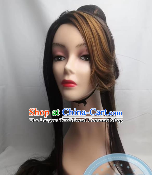 COSPLAY Cookie Run Kingdom Caramel Arrow Anime Wig