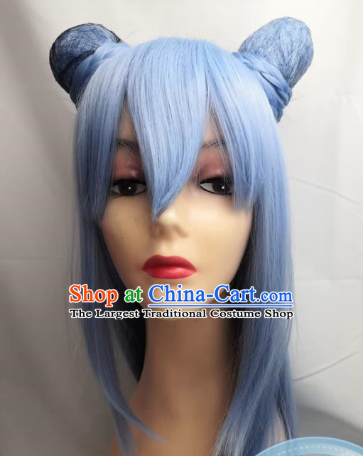 Cosplay Fake Hair Virtual Vtuber Inuyama Tamaki Hair Bag Maruko Custom Made Wig