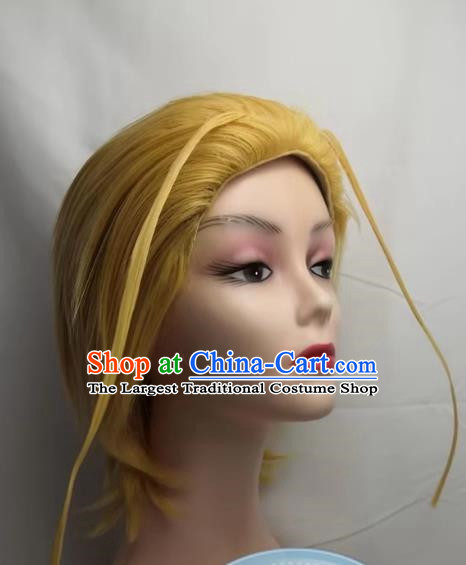 COSPLAY Kingdom Hearts Cos Laxian Hairy Cockroach Mustache Short Wig