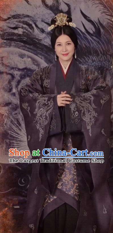 Chinese Ancient Royal Queen Clothing TV Series Love Like The Galaxy Dress Han Dynasty Empress Garment Costumes