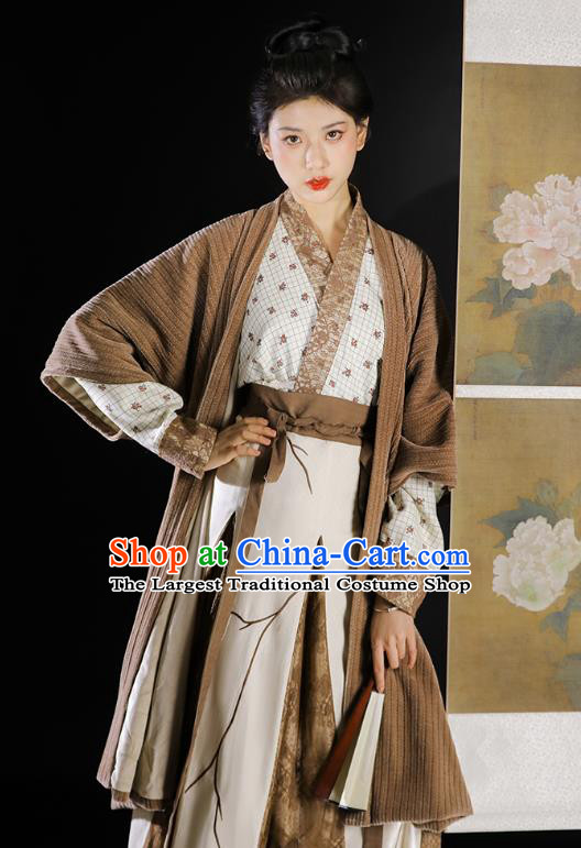 China Ancient Female Swordsman Garment Costumes Hanfu Clothing Song Dynasty Young Hero Apparels