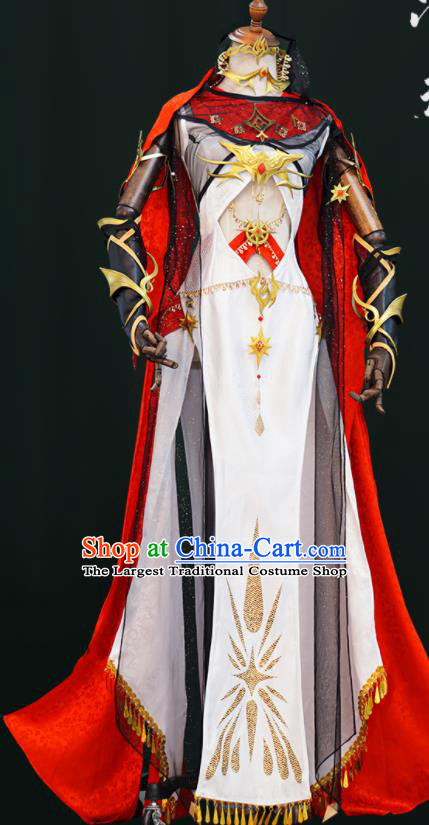 Ancient Blade Woman Costumes Cosplay Female Swordsman Clothes Jian Xia Qing Yuan NPC Clothing