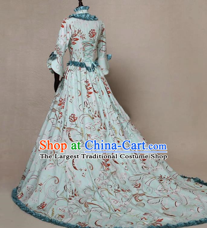 European Medieval Retro Noblewoman Formal Dress A Gown For Women Suitable For Stage Plays