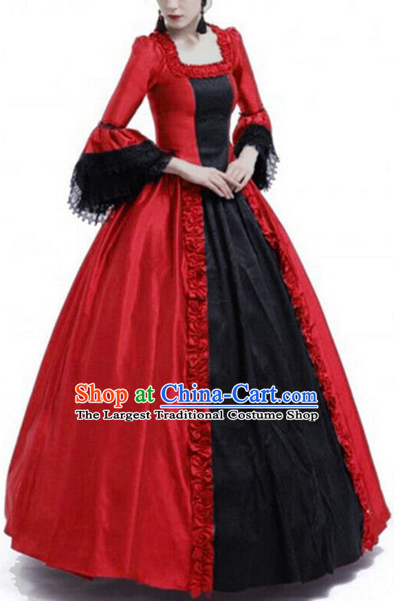 Cosplay European Medieval Noble Court Long Dress For Stage Plays Featuring European And American Retro Style Formal Evening Dresses For Women