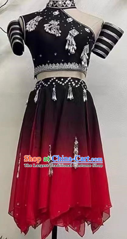 Ethnic Wa Minority Dance Performance Costumes