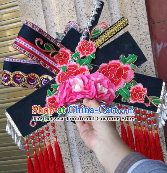 Ethnic Hat Stage Performance Headdress Pure Handmade Ethnic Minority Hat