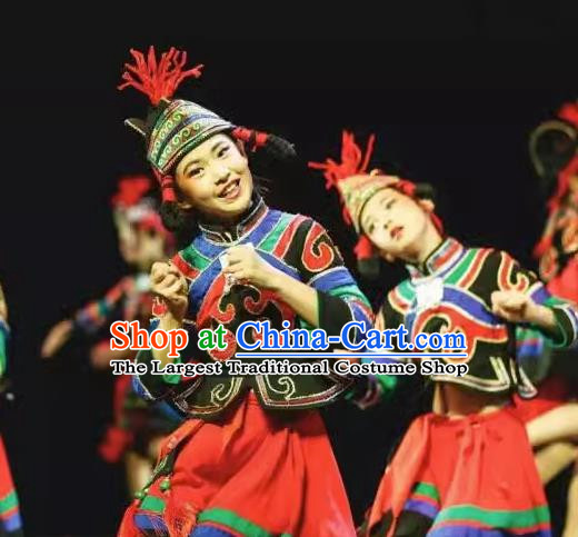 Children Dance Costumes Children Day Children Performance Costumes Yi Nationality Costumes