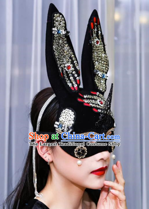 Carnival Mask Masquerade Half Face Sexy Bunny Girl Mask Rabbit Mask