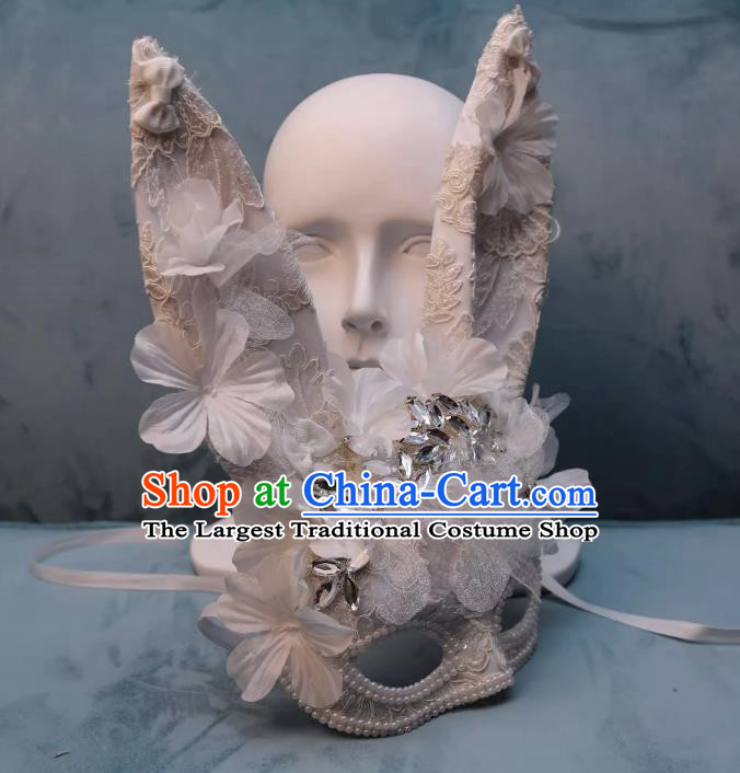 Carnival Mask Masquerade Half Face Sexy Bunny Girl Mask Rabbit Mask