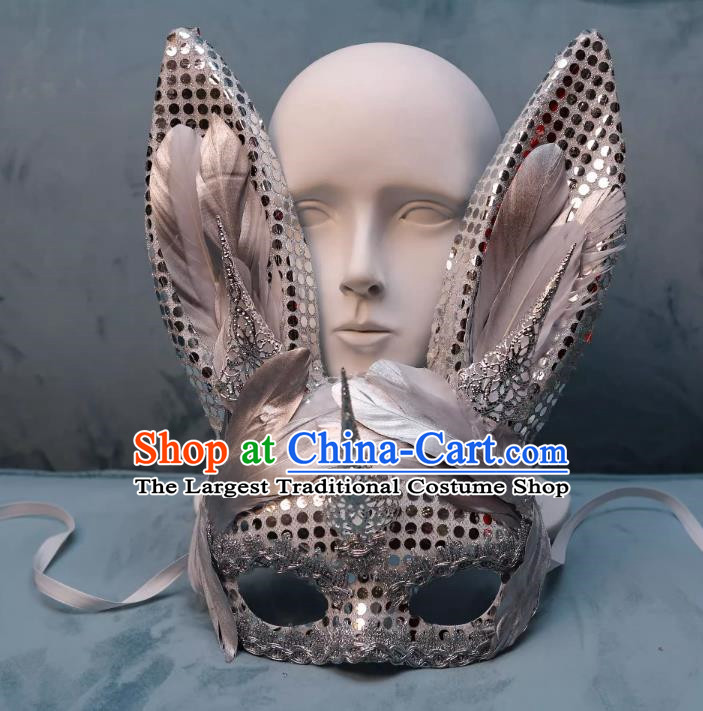 Carnival Mask Masquerade Half Face Sexy Bunny Girl Mask Rabbit Mask