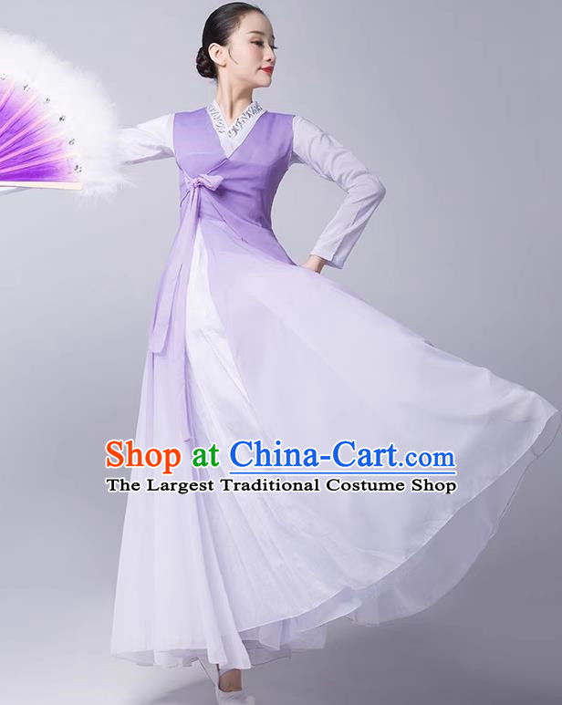 Classical CCTV Korean Dance With The Same Style Of Soul Wings Dance Costume Art Test Fan Elegant Big Swing Performance Costume Da Jang Jin