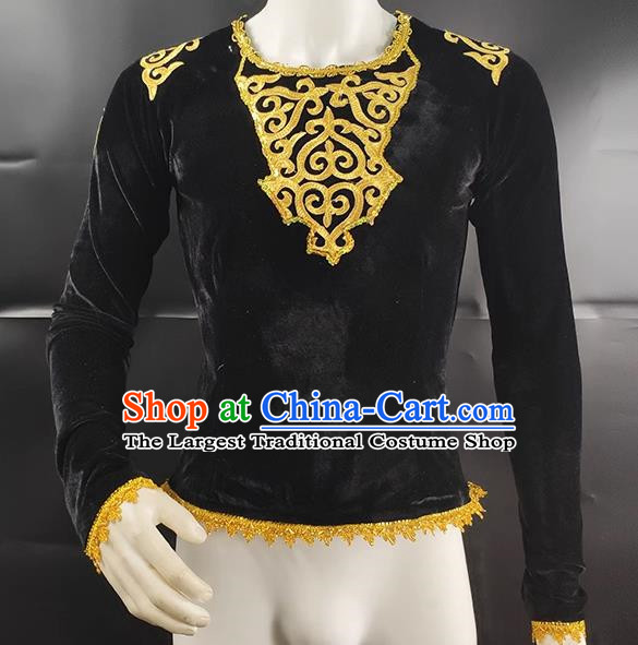 Men Ballet Tops Prince Dance Performance Costumes Pas De Deux Jazz Modern Dance Costumes Performance Costumes