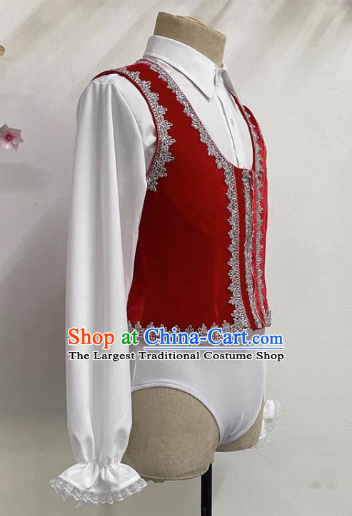 Ballet Male Variation Stage Performance Ballet Two Piece Performance Costume