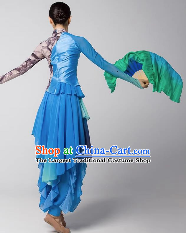 Taoli Cup A Dahe Dance Costume Yangko Fan Elegant Performance Art Examination Performance Costume