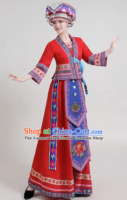 Miao Costumes 56 Ethnic Minority Costumes Female Adult Dance Costumes Dong And Tujia