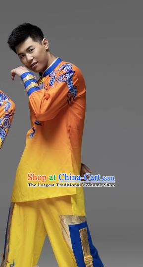 Chinese Style Male And Female National Tide Martial Arts Performance Clothing Annual Meeting Jazz Dance Modern Dance Drum Performance Suit