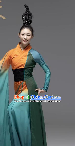 Classical Dance Wide Sleeve Clothing Chinese Style Examination Han And Tang Costume Performance Clothing