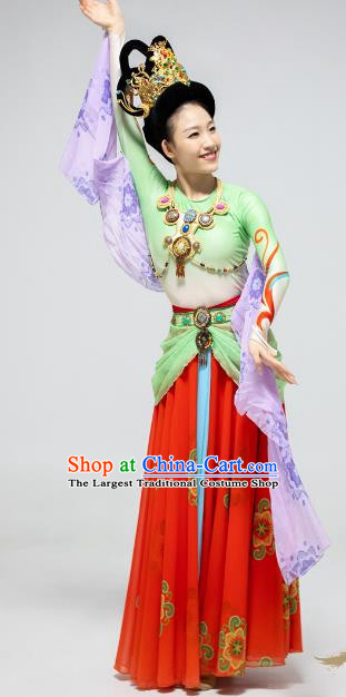 Dunhuang Flying Fairy Elegant Chinese Style Classical Performance Costumes Rebound Pipa Gorgeous Dance Costumes