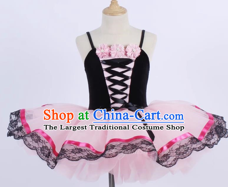 Children TUTU Ballet Dance Skirt Tutu Skirt Stage Performance Clothing Sling Performance Clothing