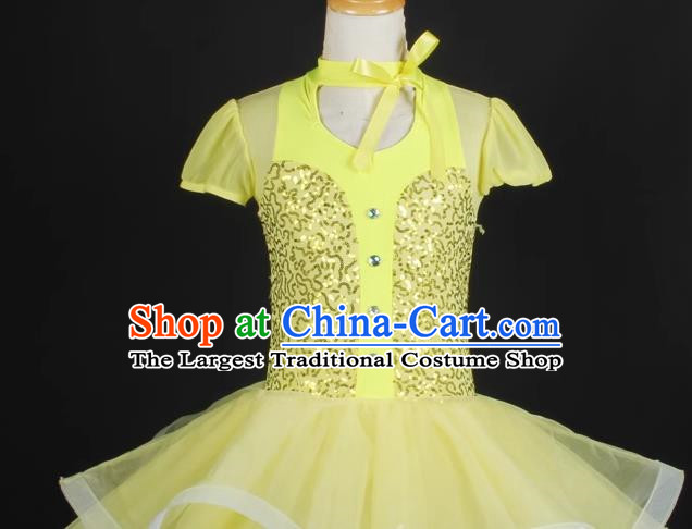 Children Ballet Dance Skirt Sequined Stage Costumes Performance Costumes Event Costumes