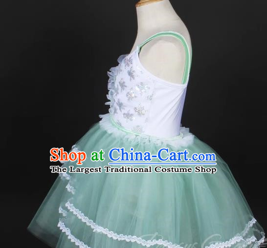 Children Princess Dress Suspenders Spring And Summer Dance Skirt Stage Costume Performance Costume