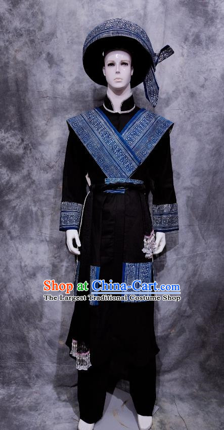 Men Traditional Ethnic Costumes Minority Costumes Catwalk Performance Costumes