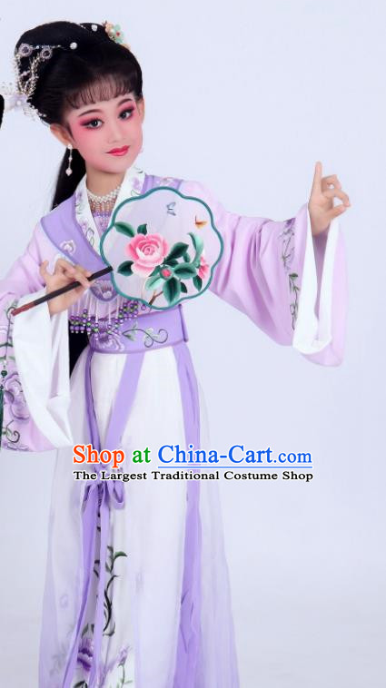 Huadan Clothing Red Silk Wrong Pomegranate Flower Pomegranate Moon Costume Performance Children Yue Opera Costumes