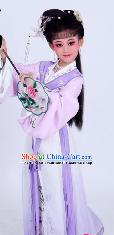 Huadan Clothing Red Silk Wrong Pomegranate Flower Pomegranate Moon Costume Performance Children Yue Opera Costumes