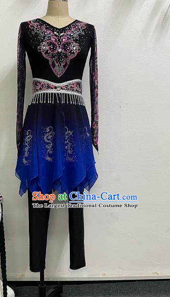 Uighur Performance Elegant Self Cultivation National Style Art Test Practice China Xinjiang Performance Dance Costume