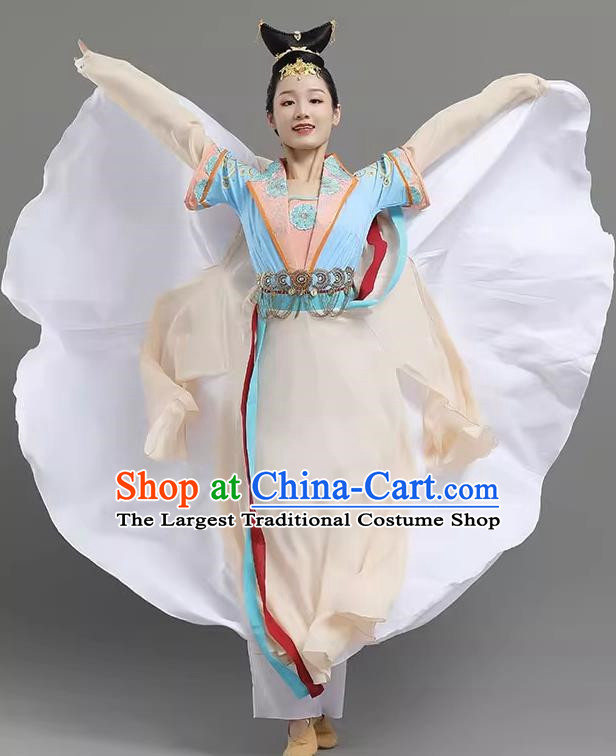 Dance Competition Art Examination Dance Feast Performance Costumes Han and Tang Dynasty Dress Dance Elegant Large Skirt Performance Costumes