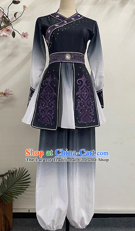 China Mongolian National Dance Performance Clothing Short National Style Women Self Cultivation Art Examination Performance Clothing