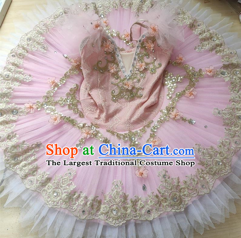 Children Ballet Skirt Female Sleeping Beauty Performance Costume Swan Lake TUTU Yarn Tutu Skirt Stage Costume Competition Performance Costume