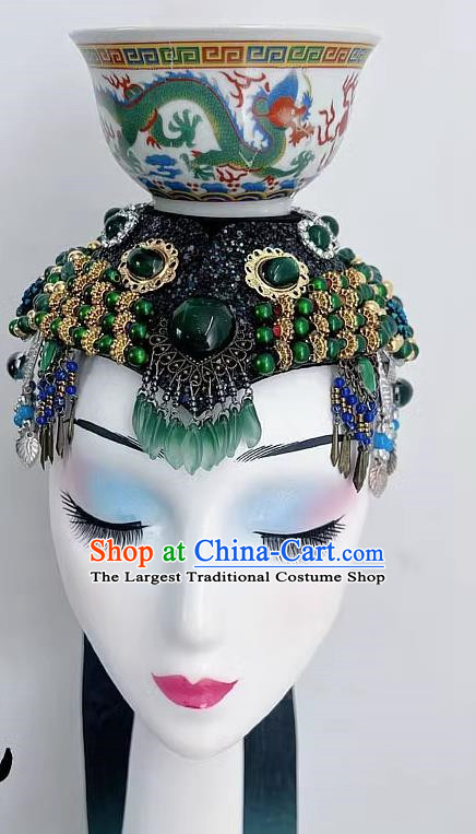 Mongolian Hat Hometown Mellow Dance Performance Props Top Bowl Dance Headdress Ladies Children Jewelry Hair Accessories