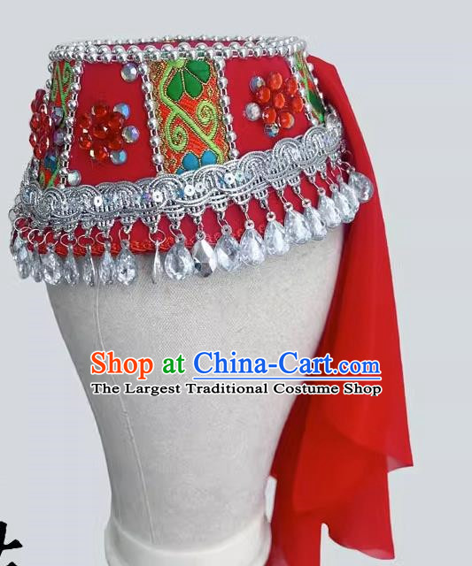 Taoli Cup Tujia Solo Dance Art Test Daughter Married With The Same Dance Headdress Miao Bride Married Performance Headdress