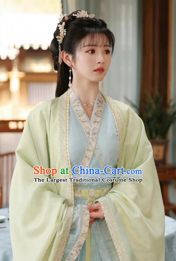 Romantic TV Series New Life Begins Li Wei Clothing China Ancient Princess Hanfu Dress Traditional Hanfu Noble Costumes