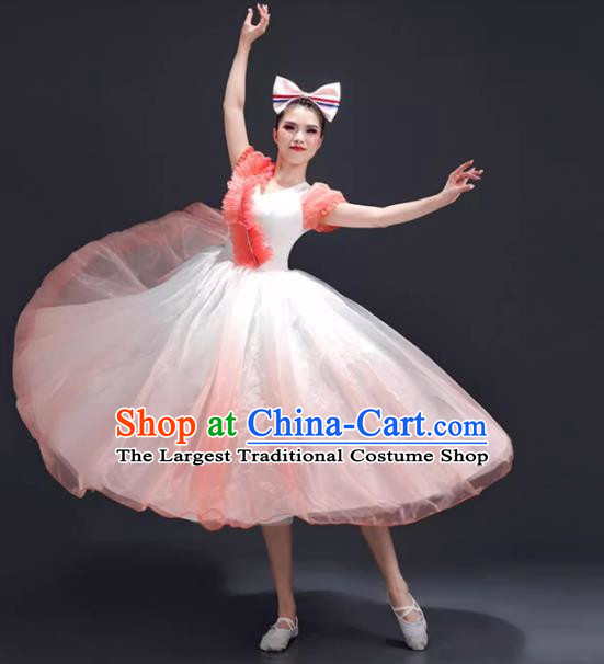 Opening Dance Large Swing Skirt Performance Clothing Female Chorus Clothing Modern Dance Song Accompaniment Dance Costume Classical Dance Performance Clothing