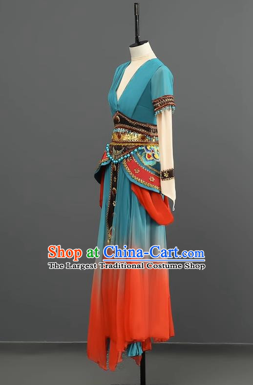 Classical Dunhuang Flying Apsaras Dance Costume Performance Costume Female Adult Art Examination Ethnic Western Region Lantern Dance Hanfu