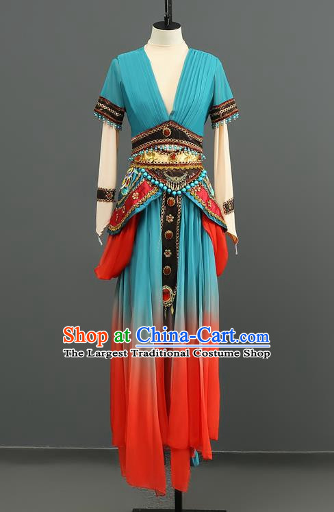 Classical Dunhuang Flying Apsaras Dance Costume Performance Costume Female Adult Art Examination Ethnic Western Region Lantern Dance Hanfu