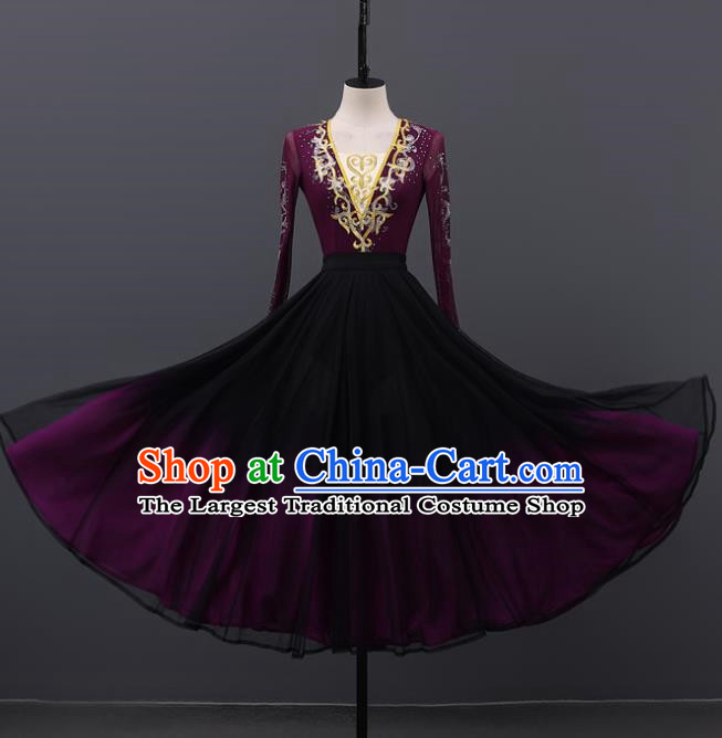Dance Performance Clothing Female Students Art Test Practice Clothing Xinjiang Uyghur Adult Test Grading Chinese Ethnic Minorities
