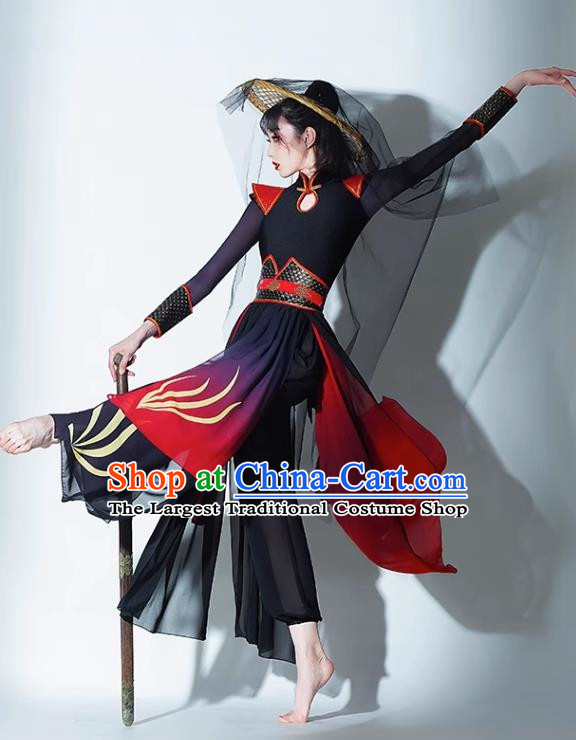 Sword Dance Costume Chivalrous Hanfu Female Ancient Costume Chivalrous Style Female Huo Yuanjia Chivalrous Line Chinese Style Jazz Dance Costume