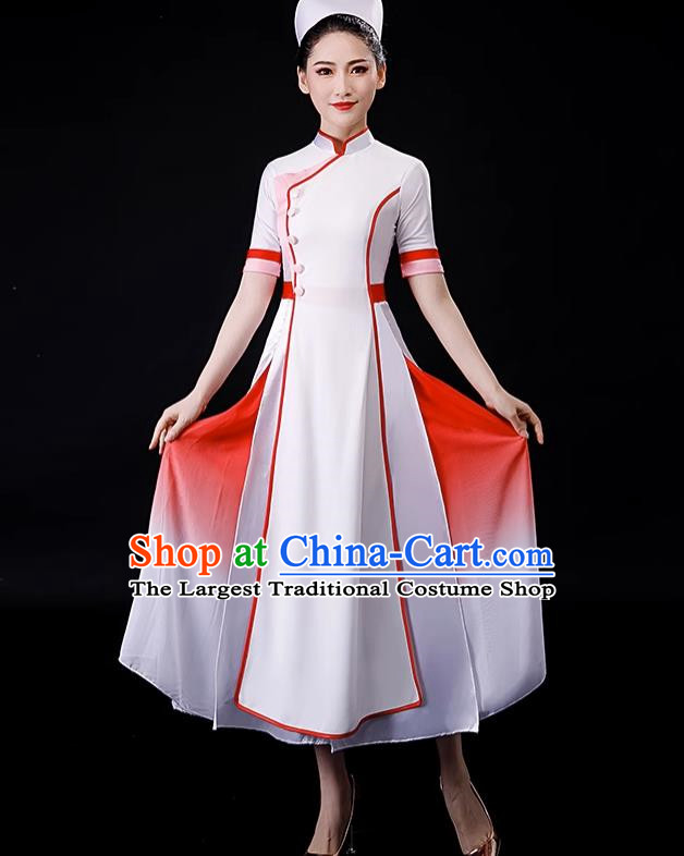 Nurse Dance Costumes Dance Costumes Modern Dance Costumes Stage Performance Women Suits Chorus Costumes