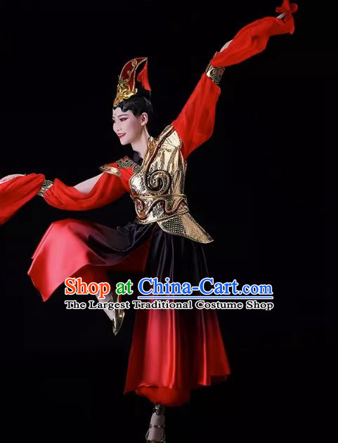 Drumming Performance Costumes Female Gongs And Drums Team Opening Dance Performance Costumes Atmospheric Majestic Gongs And Drums Water Drums Chinese Style