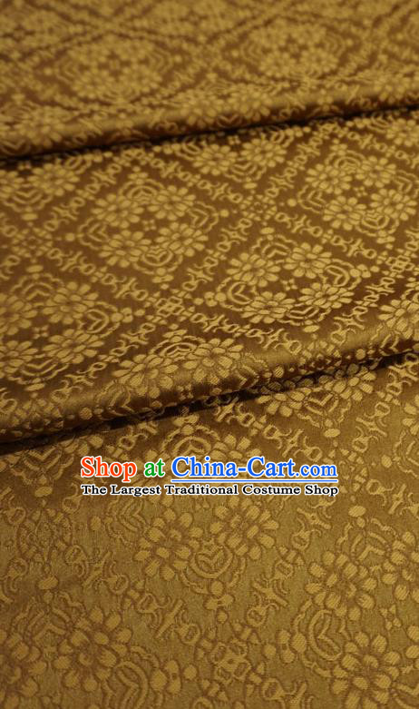 Claybank China Traditional Song Dynasty Design Brocade Fabric Hanfu Cloth Classical Diamond Pattern Material